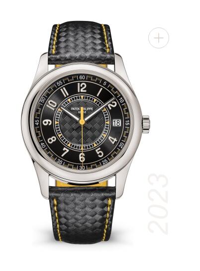 Review Best Patek Philippe Calatrava White Gold Black - Yellow Men 6007G-001 replica watch
